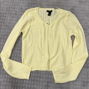 Forever 21 yellow sweater